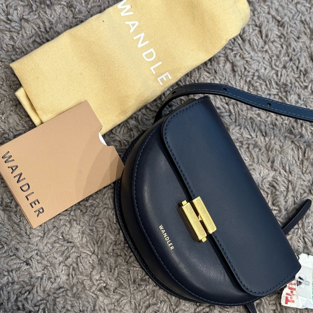 Wandler Leather Clutch Bag Handbag Purse